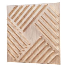 VEVOR 3D Wall Panels, 12-Pack 19.7 x 19.7 in PVC Modern Art Minimalist Salt Tiles, 32 Sq.Ft Coverage Accent Wall Panel