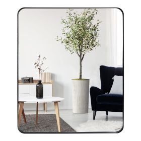 Black Deep Frame 30" x 36" Rectangle Mirror