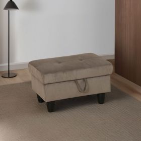 Pickup Only--Brown Pineapple Velvet Living Room Sofa Set (Option: F09709.O)