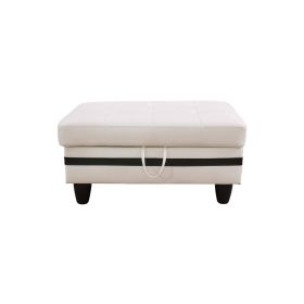 Pickup Only--Dark Brown Flannel And PVC 3-Piece Couch Living Room Sofa Set (Option: F09514.O)